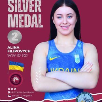 Прикарпатка Аліна Філіпович — віце-чемпіонка Європи U23