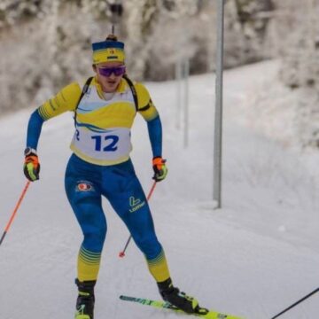 Аліна Хміль із Солотвинської громади –  у десятці найкращих юніорського чемпіонату світу з біатлону