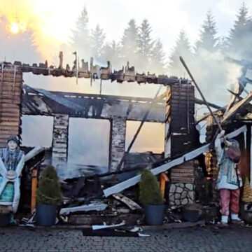 На Надвірнянщині згоріло легендарне кафе