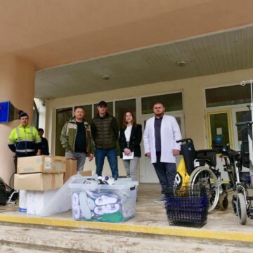 Крісла колісні для адаптивного спорту, спортивні луки та інша допомога надійшла із Бельгії до Калуської громади