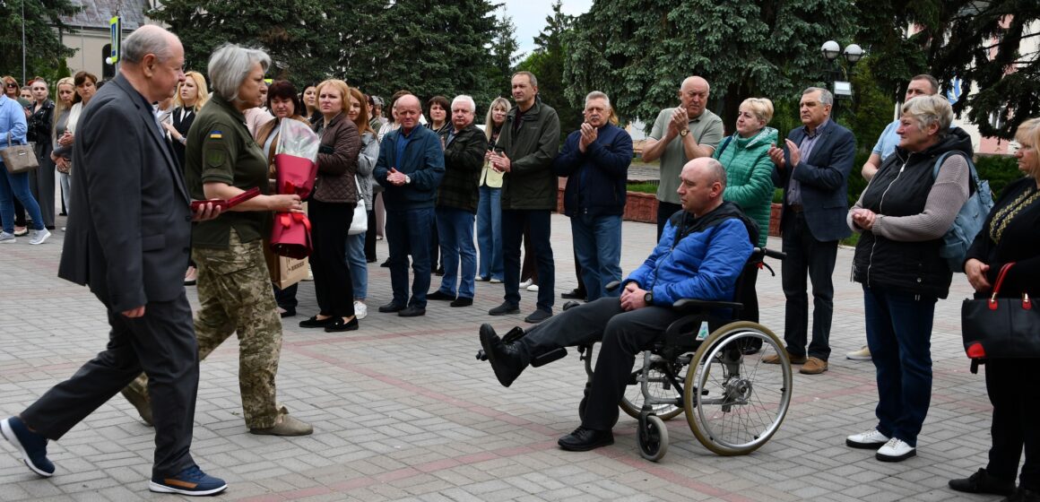 Пораненому захисникові Василю Галєвичу з Рогатинщини вручили орденом «За мужність» III ступеня