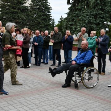 Пораненому захисникові Василю Галєвичу з Рогатинщини вручили орденом «За мужність» III ступеня