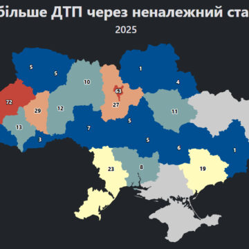 У 2025-му на Прикарпатті зафіксовано всього 13 ДТП через неналежний стан доріг