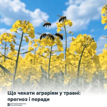 Травень очікується прохолоднішим від середніх багаторічних показників: прогноз і поради аграріям