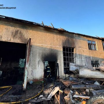 На Надвірнянщині рятувальники ліквідували масштабну пожежу на деревообробному цеху (ФОТО) На Надвірнянщині рятувальники ліквідували масштабну пожежу на деревообробному цеху (ФОТО)