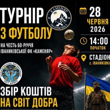 З нагоди 60-річчя ФК “Каменяр” в Іваниківці відбудеться грандіозний благодійний турнір на підтримку ЗСУ З нагоди 60-річчя ФК “Каменяр” в Іваниківці відбудеться грандіозний благодійний турнір на підтримку ЗСУ