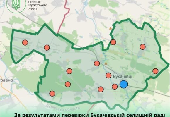 Екоінспекція вимагає усунення порушень у сфері охорони довкілля у Букачівській громаді