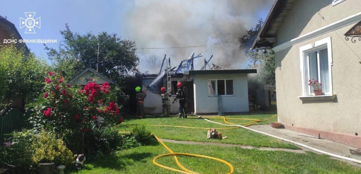 Вогнеборці ліквідували пожежу літньої кухні Вогнеборці ліквідували пожежу літньої кухні