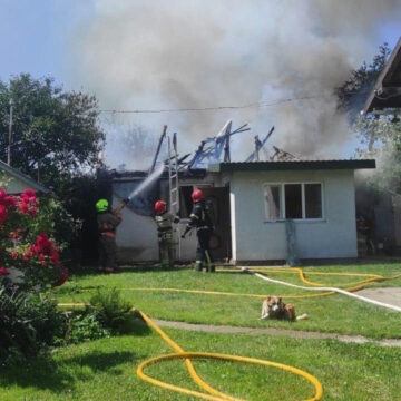 Вогнеборці ліквідували пожежу літньої кухні Вогнеборці ліквідували пожежу літньої кухні