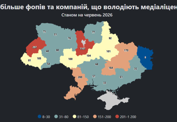 На Прикарпатті 105 ФОПів та компаній володіють медіаліцензіями