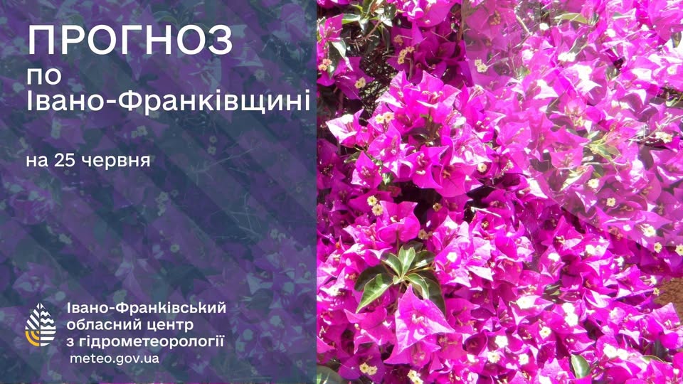 Малохмарна погода без опадів: прогноз синоптиків на 25 червня 2026 року Малохмарна погода без опадів: прогноз синоптиків на 25 червня 2026 року