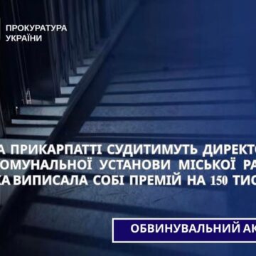 Сама собі виписала премій на 150 тисяч гривень: судитимуть директорку комунальної установи