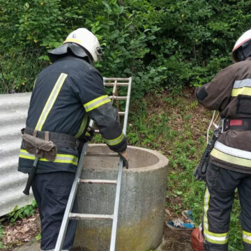 Рятувальники допомогли підняти тіло загиблої жінки з колодязя Рятувальники допомогли підняти тіло загиблої жінки з колодязя
