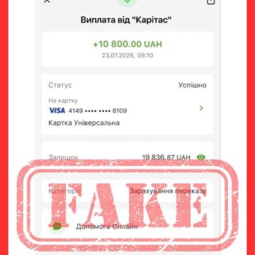 Прикарпатців попереджають: грошові виплати від Карітасу у розмірі 10 800 грн – фейк