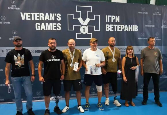 Ветеран із Прикарпаття Іван Назар здобув «срібло» на «Іграх Ветеранів 2026» з настільного тенісу