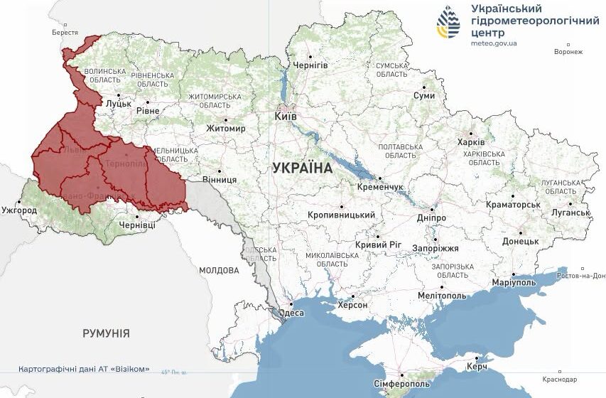Західним областям України загрожує критичний дефіцит води та посуха