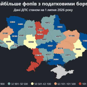 56400 ФОПів заборгували податки на Прикарпатті 56400 ФОПів заборгували податки на Прикарпатті