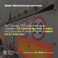 На Прикарпатті упродовж семи місяців митницею заведено 52 адміністративні справи про порушення митних правил на суму майже 2,7 млн грн