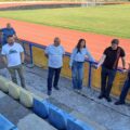 Стадіон «Хімік» у Калуші оновлюють до 80-річчя клубу: банери, горельєф та трибуна