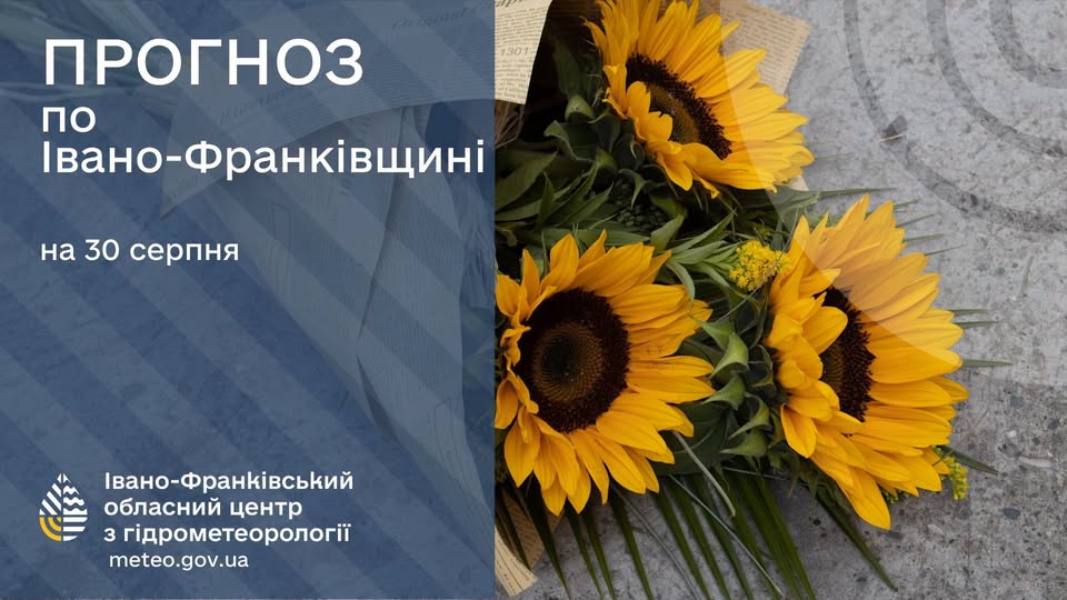 Місцями гроза: прогноз погоди на 30 серпня 2026 року Місцями гроза: прогноз погоди на 30 серпня 2026 року