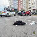 ДТП за участі двох мотоциклів та пішохода в Івано-Франківську