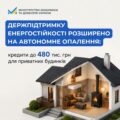 Власники приватних будинків зможуть отримати кредити до 480 тис. грн на автономне опалення