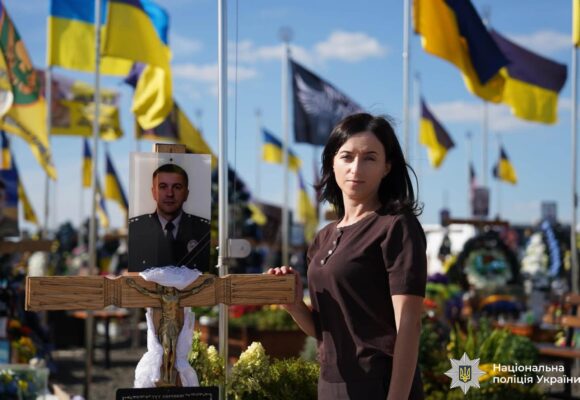 Полеглого прикарпатського поліцейського Олександра Солов’янчика посмертно нагородили державними та обласними відзнаками