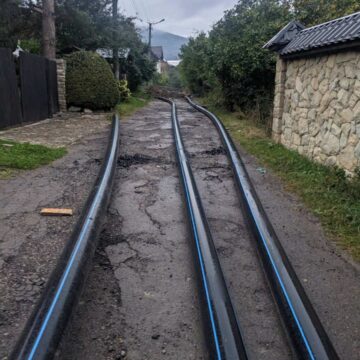 У Яремчі замінили 370 метрів аварійного водопроводу (ФОТО)