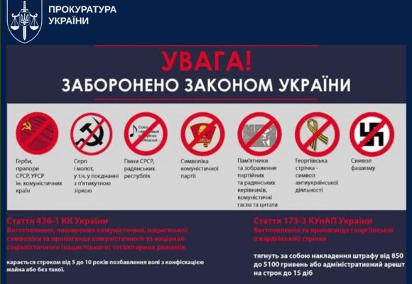Прапори СРСР, серп і молот, портрети діячів: на Прикарпатті чоловіка підозрюють у поширенні комуністичної символіки