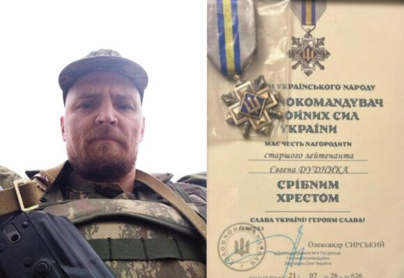 Захисника з Тлумача Євгена Дудника нагороджено «Срібним хрестом»
