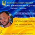 На Харківщині помер 29-річний прикордонник Володимир Грачов із Долинської громади