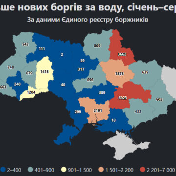 На Прикарпатті за рік додалось ще 240 боржників за воду На Прикарпатті за рік додалось ще 240 боржників за воду