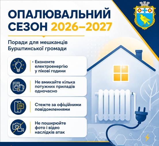 Готуємося до опалювального сезону 2026–2027: що важливо знати мешканцям Бурштинської громади Готуємося до опалювального сезону 2026–2027: що важливо знати мешканцям Бурштинської громади