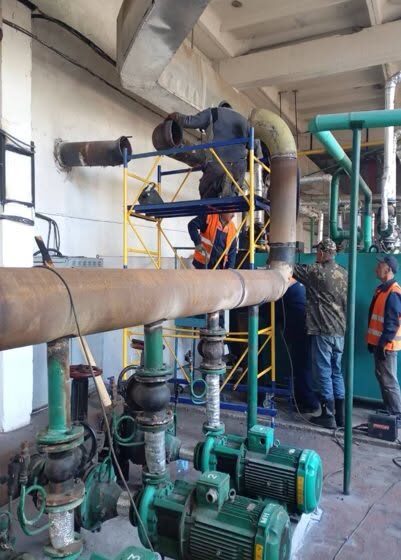 У котельні на вул. Чорновола встановлюють німецьке технологічне обладнання