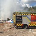На вулиці Максимовича у Франківську рятувальники загасили пожежу сміття