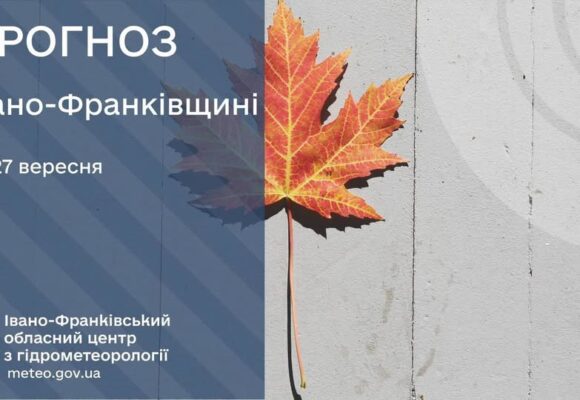 Прогноз погоди на 27 вересня 2026 р.