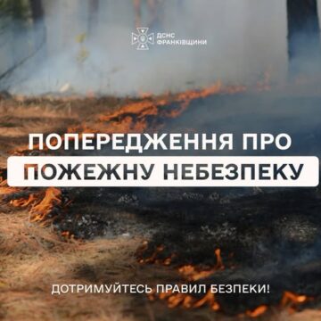 Попередження про пожежну небезпеку