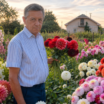 Майже тисяча кущів жоржин: чоловік з Тустані на Калущині 40 років доглядає квітник Майже тисяча кущів жоржин: чоловік з Тустані на Калущині 40 років доглядає квітник